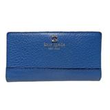 Kate Spade Bags | Kate Spade - Southport Avenue Stacy Wallet, Color Bluebelle | Color: Blue/Tan | Size: Os