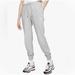 Nike Pants & Jumpsuits | Nike Women Nsw Fleece Pants - New | Color: Gray/White | Size: M