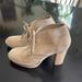 J. Crew Shoes | Jcrew Tan Suede Crpe, Sole Heels 98527 | Color: Tan | Size: 8