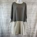Anthropologie Dresses | Lilis Closet Anthropologie Womens Terry Shift Dress Sz Small Gray Colorblock | Color: Gray | Size: S