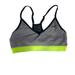 Nike Other | Nike Dri Fit Girls Sports Bra - Gray / Green Volt - Sz Small | Color: Gray/Green | Size: S