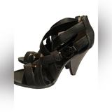 Michael Kors Shoes | Michael Kors Mk Black Chunky High Heels Shoes - Womens Sz 8 - Minimalist Heels | Color: Black | Size: 8