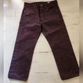 Levi's Jeans | Levi's 501 White Oak Cone Denim, Burgundy, W34 L30 | Color: Purple/Red | Size: 34