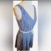 Nine West Dresses | Nine West Nwt Sleeveless Lined Blue Gingham Sun Dress Super Cute White Belt 6 | Color: Blue/White | Size: 6