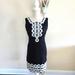 Lilly Pulitzer Dresses | Lilly Pulitzer Black And Silver Sleeveless Mini Adelson Sheath Dress Size 0 | Color: Black/Silver | Size: 0