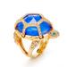 Kate Spade Jewelry | Kate Spade Paradise Found Turtle Ring | Color: Blue/Gold | Size: 6