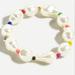 J. Crew Jewelry | J.Crew Blair Rainbow Pop Pearl Stretch Bracelet Rainbow Multi-Color One Size Nwt | Color: Cream/Gold | Size: Os