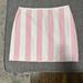 Madewell Skirts | Madewell Pink Striped Mini Skirt | Color: Pink/White | Size: 10