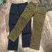 J. Crew Pants & Jumpsuits | 2 Pairs Of J Crew Vintage Straight Cargo Pants In Army Green & Navy Both Size 27 | Color: Blue/Green | Size: 27