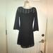 Lilly Pulitzer Dresses | Lilly Pulitzer Topanga Black Breakers Crochet Knit Lace Tunic Lined Dress | Color: Black | Size: Xs