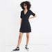 Madewell Dresses | Madewell Cross-Front Button Dress Nwt | Color: Black | Size: Various