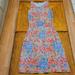 Lularoe Dresses | Lularoe Tea Length Dress | Color: Blue/Red | Size: L