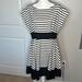 Kate Spade Dresses | Kate Spade Broome Street Fit And Flare Dress | Color: Black/White | Size: Xxl/16