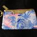 Lilly Pulitzer Bags | Lilly Pulitzer Id Change Purse For A Lanyard Floral | Color: Blue/Pink | Size: Os
