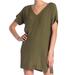 Madewell Dresses | Madewell L Olive Green Back Button Shirt Dress Xs | Color: Brown/Green | Size: Xs