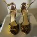 Jessica Simpson Shoes | Jessica Simpson Sandals. 11m- Yellow Snake Print | Color: Yellow | Size: 11