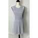 J. Crew Dresses | J. Crew Blue And White Strip Daybreak Ponte Knit Sleeveless Dresses | Color: Blue/White | Size: 4