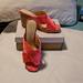 Jessica Simpson Shoes | Jessica Simpson Size 9.5 M Neon Pink Wedge | Color: Orange/Pink | Size: 9.5