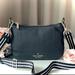 Kate Spade Bags | Kate Spade Rosie Shoulder Crossbody Bag Pebbled Leather Kf086 Black | Color: Black/Gold | Size: Os