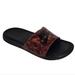 Nike Shoes | Nike Benassi Jdi Print Slide Womens Sandal Size 8 | Color: Black/Brown | Size: 8