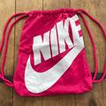 Nike Bags | Nike Drawstring Backpack | Color: Pink | Size: Os