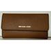 Michael Kors Bags | New Michael Kors Jet Set Travel Large Trifold Wallet Leather Luggage | Color: Brown | Size: Os