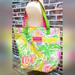 Lilly Pulitzer Bags | Lilly Pulitzer Estee Tote Bag! | Color: Green/Pink | Size: Large