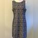 Jessica Simpson Dresses | Jessica Simpson Lace Sleeveless Navy Blue And White Dress | Color: Blue/White | Size: 12