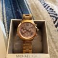 Michael Kors Accessories | Michael Kors Oversized Camille Rose Gold-Tone Watch | Color: Gold | Size: Os
