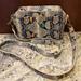 Madewell Bags | New With Tags Madewell Leayher Python Snake Print Cross Body Hand Bag Purse | Color: Gray/Tan | Size: Os