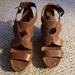 Nine West Shoes | Nine West Brown Wedge Shoes! | Color: Brown | Size: 7