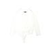 Banana Republic Factory Store Bodysuit: White Print Tops - Women's Size Small Petite
