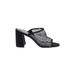Charles by Charles David Mule/Clog: Black Grid Shoes - Women's Size 9 1/2