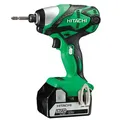 Hitachi 18V 2 X 5 Li-Ion Brushed Cordless Impact Driver Wh18Dsdl/jj