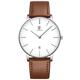 BEN NEVIS Watch, Mens Watch, Minimalist Fashion Simple Wrist Watch Analog Date with Leather Strap, 32-X8SBrownWhite-P, mens watch