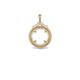 Genuine 9ct Yellow Gold Half Sovereign Pendant Mount