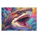 Shark Jigsaw Puzzles for Adults 1000 Pieces - Kids Wooden Jigsaw Puzzle - Recycled Board Picture Puzzle - Precision Cut 1000 Piece Jigsaw Puzzle (75 * 50cm)