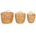 Dovecove 3 Piece Wicker General Basket Set Wicker in Brown | 13.3 H x 19.6 W x 13.3 D in | Wayfair 0DF182E773974566931131656DD9318E