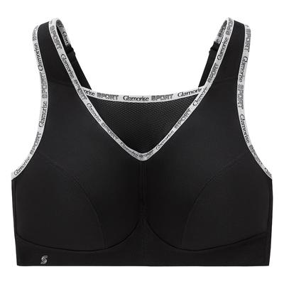 GLAMORISE - Sport-Bustier mit bestem Halt - Schwarz Unterwäsche Damen