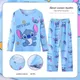 Disney-Pyjama en coton Stitch pour enfants ensembles de pyjamas pour garçons et filles vêtements