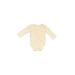 Baby Gap Long Sleeve Onesie: Tan Paint Splatter Print Bottoms - Size 6-12 Month