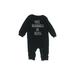 Carter's Long Sleeve Outfit: Black Bottoms - Size Newborn