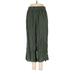 Gap Casual Pants - High Rise Wide Leg Culotte: Green Bottoms - Women's Size Small