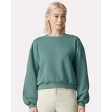 American Apparel RF494 Women's ReFlex Fleece Crewneck Sweatshirt in Arctic size 2XL | Cotton/Polyester Blend