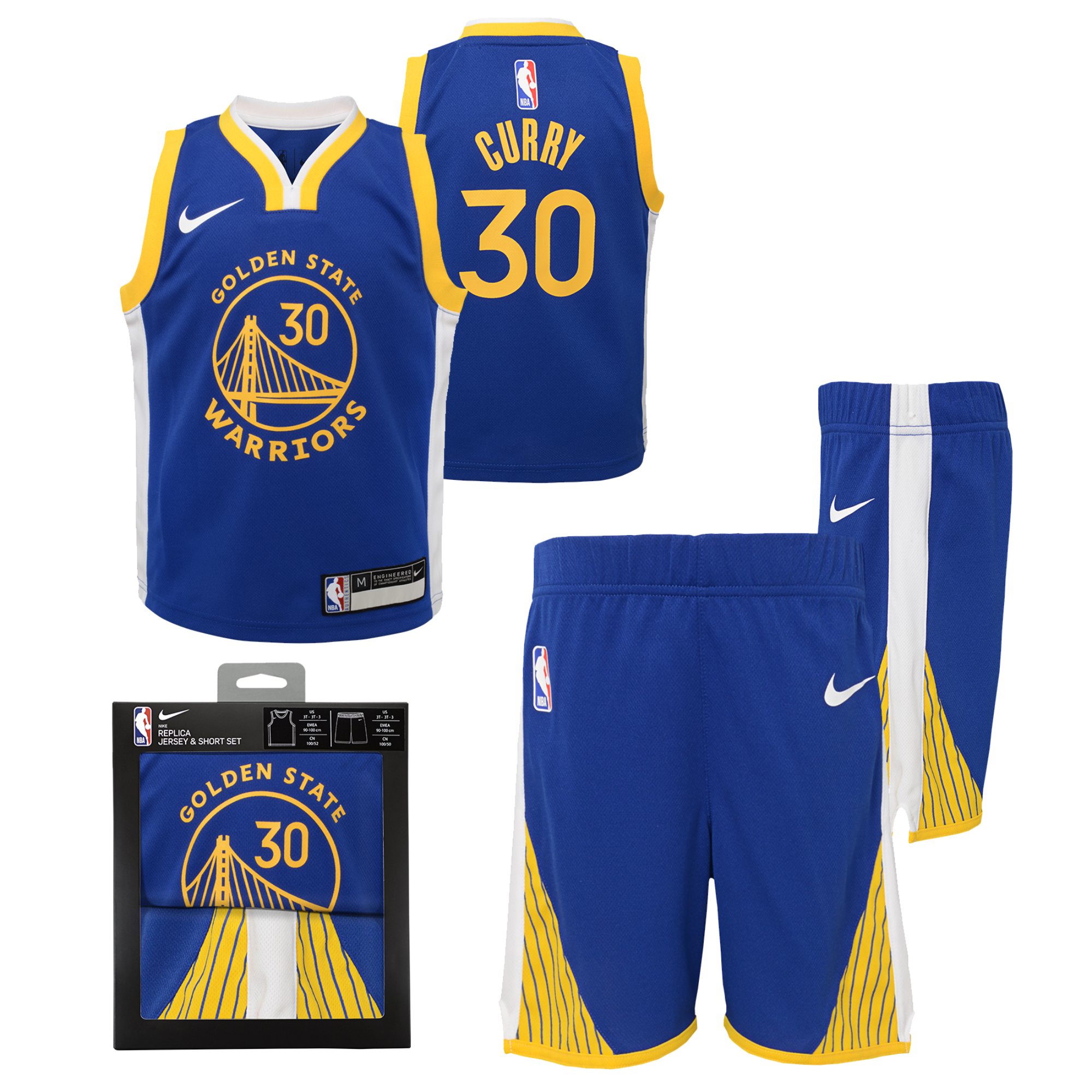 Golden State Warriors Replica Icon Jersey Box Set - Stephen Curry - Infant Image