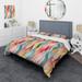 Designart "Urban Muted Tones" Modern Bedding Cover Set With 2 Shams