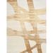 Pasargad Home Modern Hand-Knotted Ivory/Gold Silk & Wool Area Rug - 10' 0'' X 14' 2''