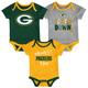 Green Bay Packers Touchdown 3 Piece Creeper - Infant