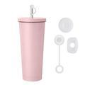 RKZDSR 6PCS Silicone Tumbler Accessories: 2 Straw Cover Caps 2 Square Spill Stoppers 2 Round Spill Proof Stoppers