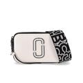 The Bi-colour Snapshot Leather Cross-body Bag - White - Marc Jacobs Crossbody Bags